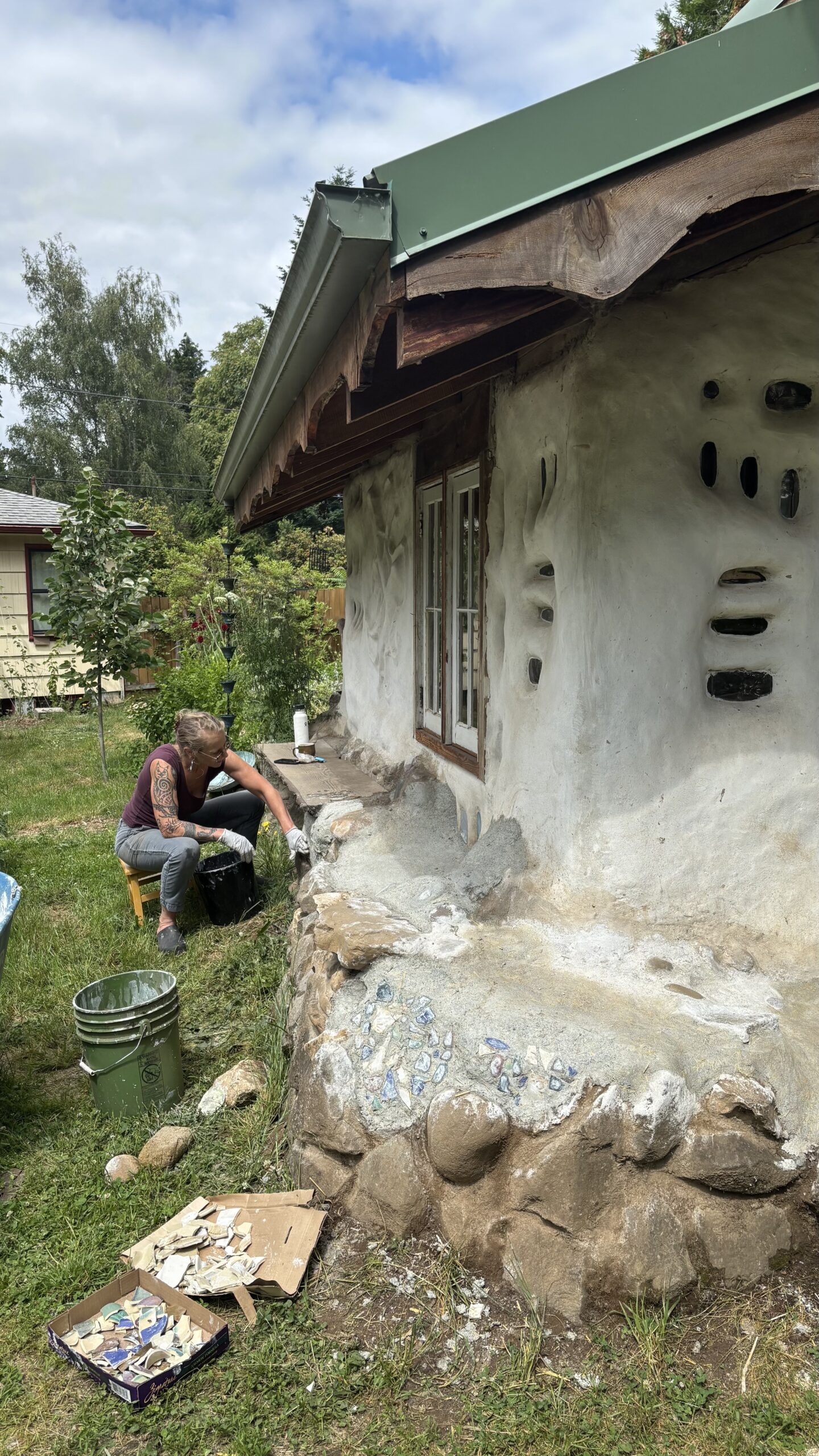 Garden Walls & Cob Benches — natural building